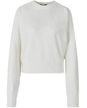 Jacquemus Dünner Rundhalspullover - Weiß