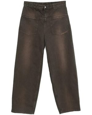 Axel Arigato Invert Faded Patch-Pocket Jeans - Grey