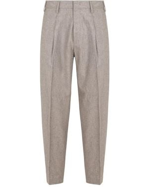 Slowear Hose mit Bundfalten - Grau