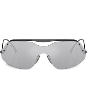 Ferrari Sonnenbrille Mit Oversized-Gestell - Grau