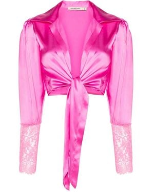 Paramidonna Sarah Cropped Shirt - Pink