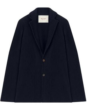 RETORI Knitted Blazer - Blue