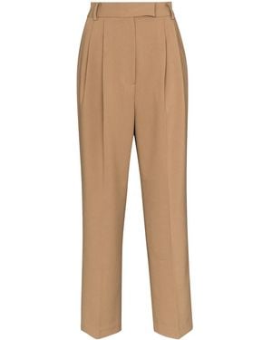 Frankie Shop Bea Pleated Pants - Natural