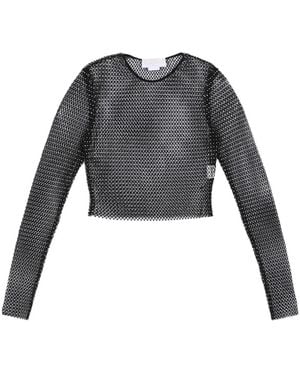 Genny Embellished Top - Grey
