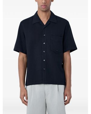 MOOS STUDIO Short-Sleeve Shirt - Blue