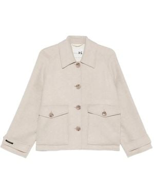 Manzoni 24 Button-Up Patch-Pocket Jacket - Natural