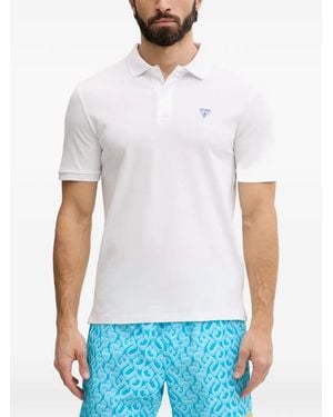 Guess Polo Con Parche Del Logo - Blanco