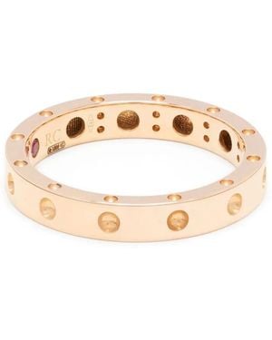 Roberto Coin Pois Moiリング18kローズゴールド - ピンク