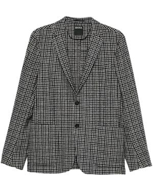 ZEGNA Checked Two-Pocket Blazer - Grey