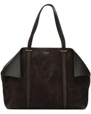 Ferragamo Logo-Detail Shoulder Bag - Black