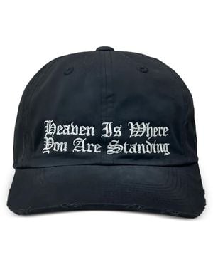 ALEXANDER DIGENOVA Heaven Distressed Baseball Cap - Blue