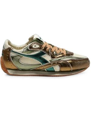 Diadora Heritage Equipe Revenge Metallic Sneakers - Green