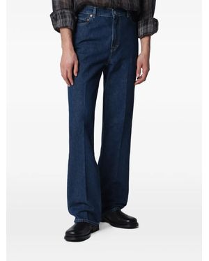 Our Legacy 70S Cut Pressed-Crease Jeans - Blue