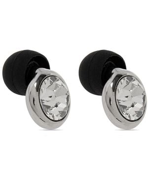 Balenciaga Crystal Earplugs - Black