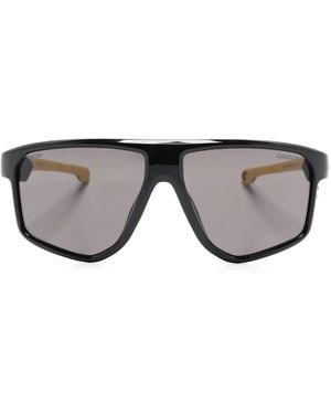 Carrera Sonnenbrille mit Oversized-Gestell - Grau