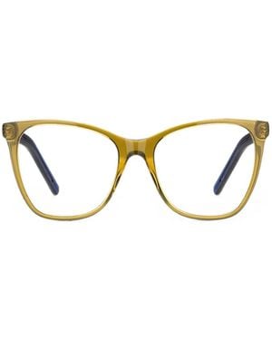 Marc Jacobs Square-Frame Glasses - Metallic