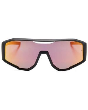 Dita Eyewear Shield-Frame Sunglasses - Pink