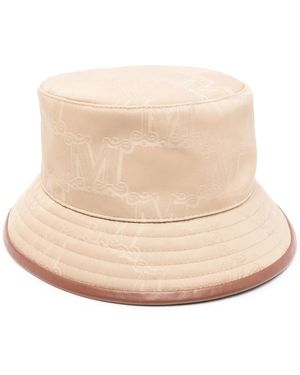 ハット Max Mara Embroidered Polyester Tessa Bucket Hat Max Mara Tessa Bucket Hat in Beige | endource