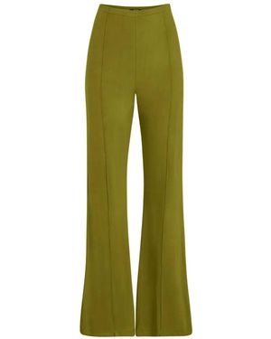 Toccin Gemma Seamed Pull-On Pants - Green