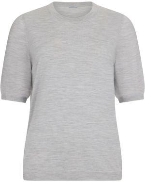 Malo Short-Sleeve Crew-Neck Top - Grey