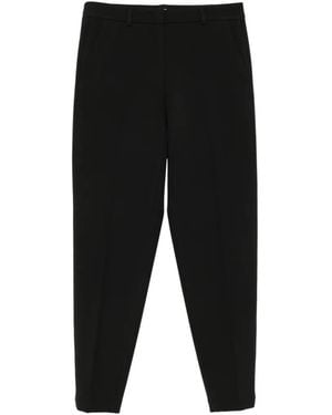 Peserico Belt-Loops Tailored Pants - Black