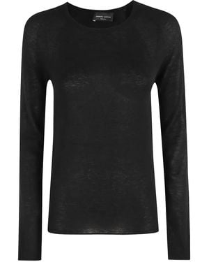 Roberto Collina Long-Sleeves Top - Black