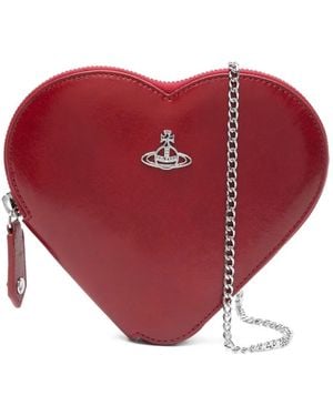 Vivienne Westwood Bandolera con forma de corazón - Rojo