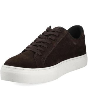Vagabond Shoemakers Suede Lace-Up Trainers - Brown