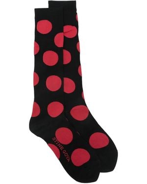 Stine Goya ポルカドット 靴下 - レッド