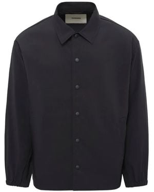 vowels Coach Jacket - Blue