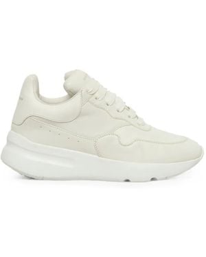 McQueen Nappa Larry Sneakers - White
