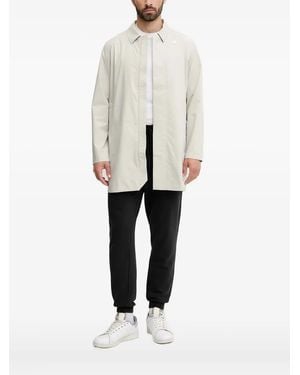 K-Way Button-Fastening Storm Jacket - White