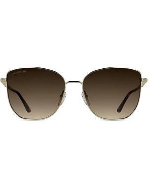 Lacoste Lunettes De Soleil À Monture Géométrique - Metallic