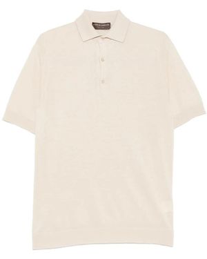 FILIPPO DE LAURENTIIS Short-Sleeved Polo Shirt - White