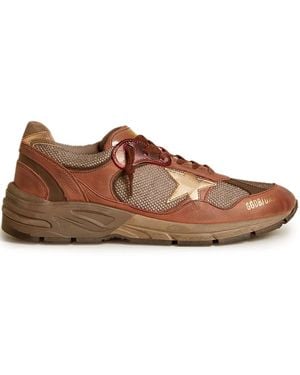 Golden Goose Dad-Star Trainers - Brown