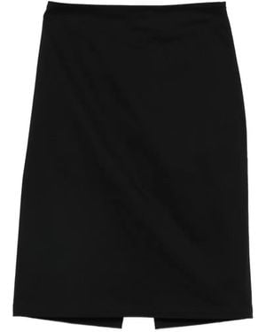 THE M.. Slit Midi Skirt - Black