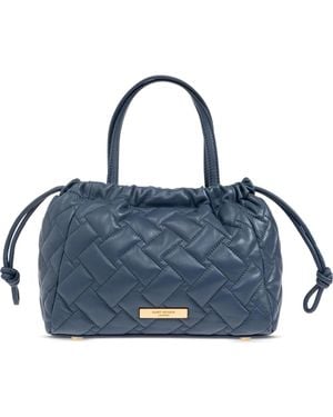 Kurt Geiger Small Kensington Quilted Tote Bag - Blue