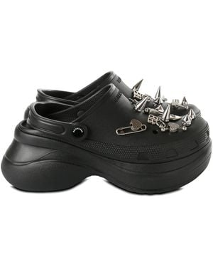 Balenciaga Jibbitz ミュール - ブラック