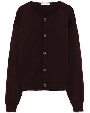 Lemaire Fine-Knit Cardigan - Black
