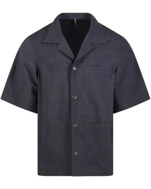 Santaniello Short-Sleeve Shirt - Blue
