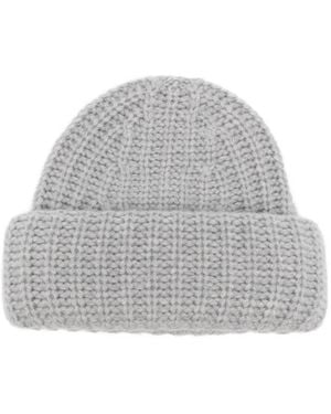 Lisa Yang Ribbed Beanie - Grey