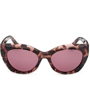 PUCCI Lunettes De Soleil À Monture Papillon - Pink