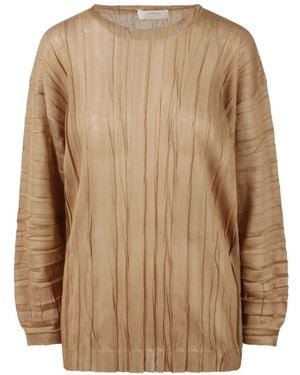 Atomo Factory Crinkled-Effect T-Shirt - Brown
