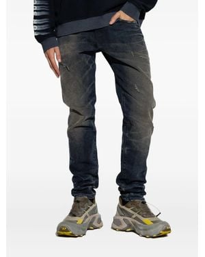 DIESEL Jeans Con Effetto Vissuto - Blu