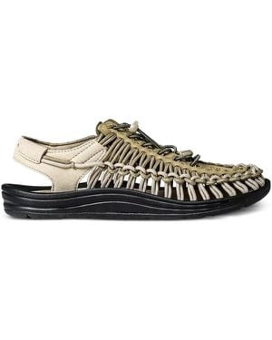 Keen Uneek Woven-Strap Sandals - Black