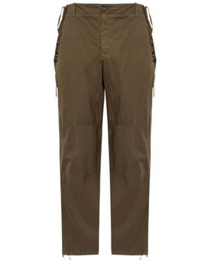 McQueen Pantalones Con Cordones - Verde