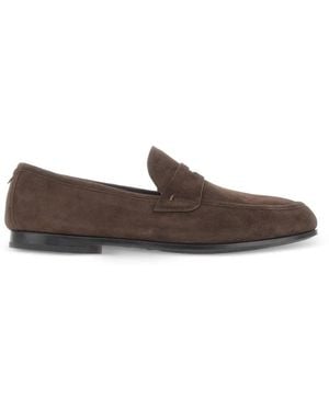 Fabi Penny-Strap Loafers - Braun