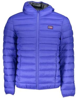 Norway 1963 Hooded Quilted Jacket - Blue