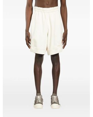 Roadless Elasticated-Waist Cotton Shorts - White