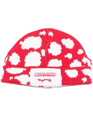Charles Jeffrey Cotton Beanie - Red